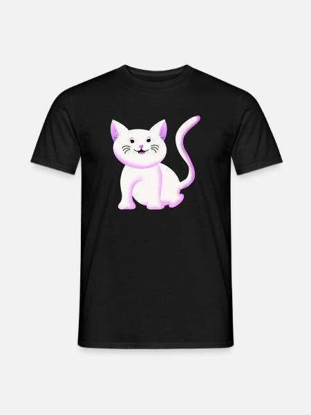 Cute kitten | Cat | Gift - Men's T-Shirt - black