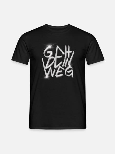 GO YOUR WAY Graffiti - Men's T-Shirt - black