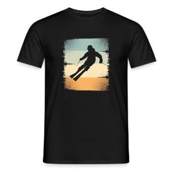 Ski - T-shirt homme - noir - Devant - AI Model Male 178 light (178cm)