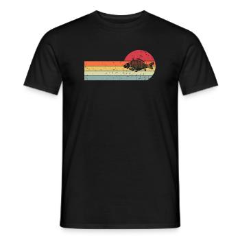 Karpfen - Männer T-Shirt - Schwarz - Vorne - AI Model Male 178 light (178cm)
