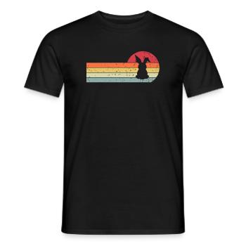 Lapin - T-shirt homme - noir - Devant - AI Model Male 178 light (178cm)