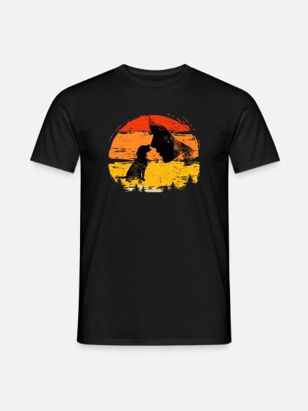 Hund, Hundeliebe, Hundesport - Männer T-Shirt - Schwarz