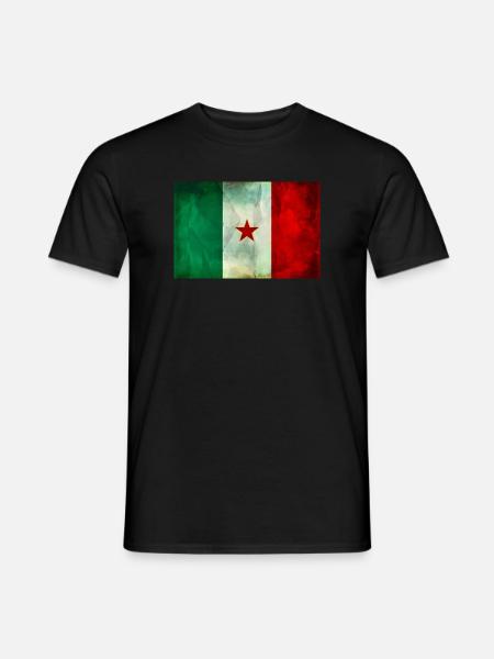 T-shirt partisan flag Garibaldi brigades - Men's T-Shirt - black