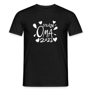 OMA 2022 - Männer T-Shirt - Schwarz - Vorne - AI Model Male 178 light (178cm)