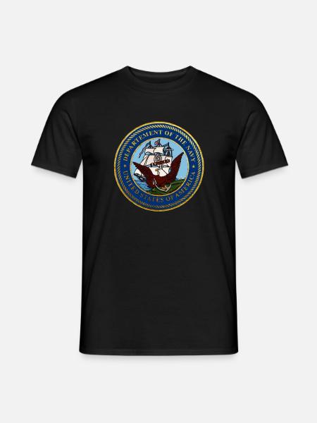 NAVY USA DEBARQUEMENT NORMANDIE Louis RUNEMBERG © - T-shirt homme - noir