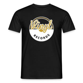Vinyles - T-shirt homme - noir - Devant - AI Model Male 178 light (178cm)