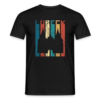 Lübeck Holstentor Retro Vintage Luebeck Geschenk - Männer T-Shirt - Schwarz - Vorne - AI Model Male 178 light (178cm)