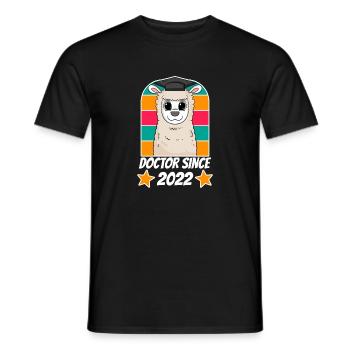 Doctorat 2022 Thèse de doctorat Doctorat - T-shirt homme - noir - Devant - AI Model Male 178 light (178cm)