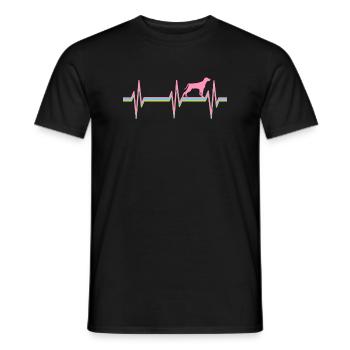 Weimaraner Weimaraner Besitzer - Männer T-Shirt - Schwarz - Vorne - AI Model Male 178 light (178cm)