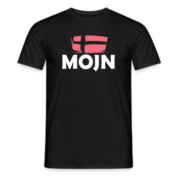 dansk Danemark Symbole Drapeau Drapeau Logo Graphique - T-shirt homme - noir - Devant - AI Model Male 178 light (178cm)