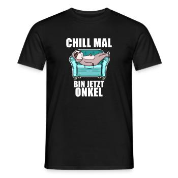 Neffe Onkel Geschenk - Männer T-Shirt - Schwarz - Vorne - AI Model Male 178 light (178cm)