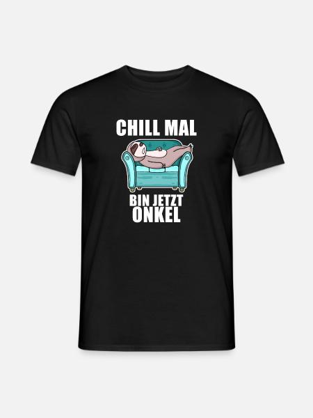Neffe Onkel Geschenk - Männer T-Shirt - Schwarz