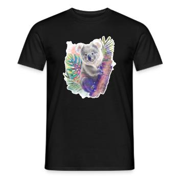 Koala | Ours Koala - T-shirt homme - noir - Devant - AI Model Male 178 light (178cm)