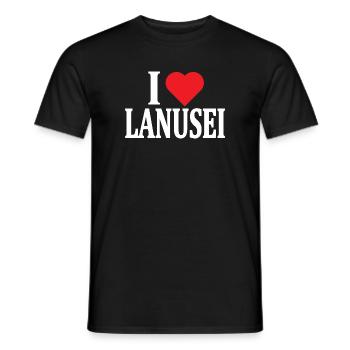 T-shirt J’adore Lanusei t-shirt Sardaigne - T-shirt homme - noir - Devant - AI Model Male 178 light (178cm)