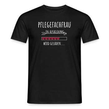 Pflegefachfrau in Ausbildung Geschenk - Männer T-Shirt - Schwarz - Vorne - AI Model Male 178 light (178cm)