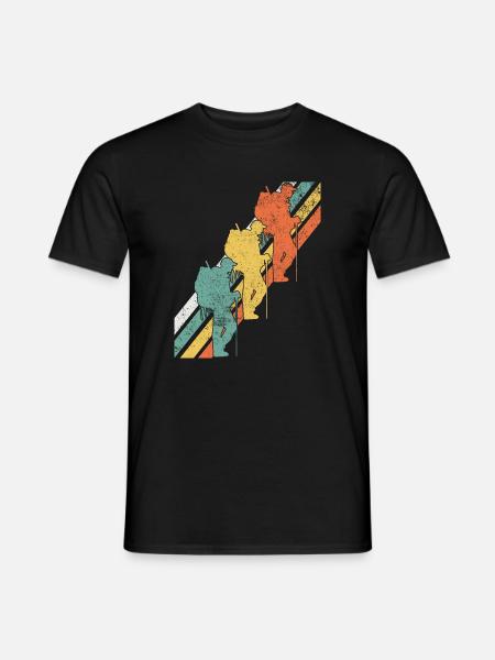 Wandern Wanderer - Männer T-Shirt - Schwarz