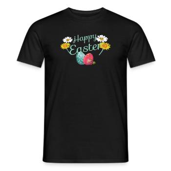 Frohe Ostern - Männer T-Shirt - Schwarz - Vorne - AI Model Male 178 light (178cm)