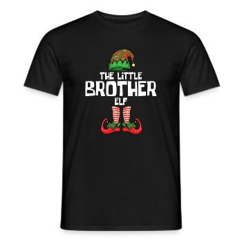 Kleiner Bruder Elf - Männer T-Shirt - Schwarz - Vorne - AI Model Male 178 light (178cm)