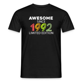 Fantastique depuis 1992 - né en 1992 - T-shirt homme - noir - Devant - AI Model Male 178 light (178cm)