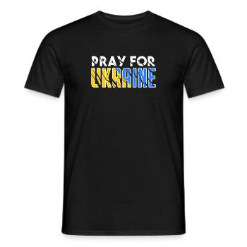 Ukraine - Männer T-Shirt - Schwarz - Vorne - AI Model Male 178 light (178cm)