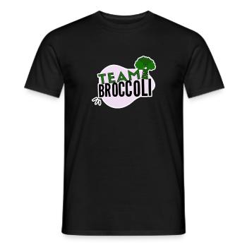 Team Broccoli - Men's T-Shirt - black - Front - AI Model Male 178 light (178cm)