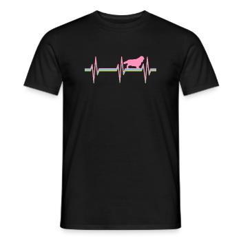 Cavalier King Charles - Männer T-Shirt - Schwarz - Vorne - AI Model Male 178 light (178cm)