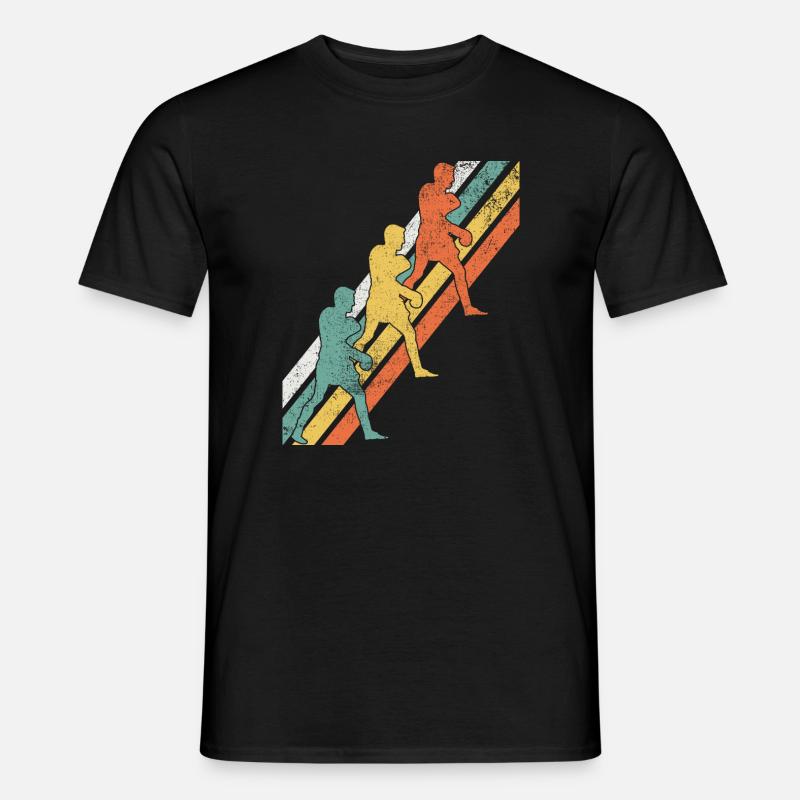 Boxen Boxer - Männer T-Shirt - Schwarz
