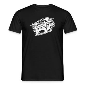 Auto Autoliebhaber Sportauto Rennfahrer Autofahrer - Männer T-Shirt - Schwarz - Vorne - AI Model Male 178 light (178cm)