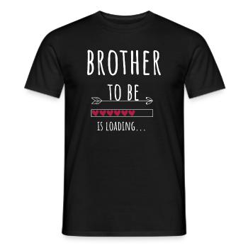 Brother to be big brother announcement gift - Men's T-Shirt - black - Front - AI Model Male 178 light (178cm)