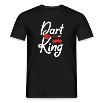 Darts Darts Darts Player - Men's T-Shirt - black - Front - AI Model Male 178 light (178cm)