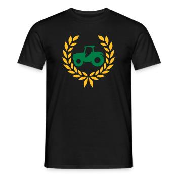 Tracteur Laurel Wreath Farm - T-shirt homme - noir - Devant - AI Model Male 178 light (178cm)