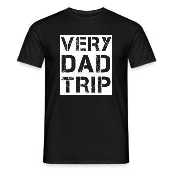 Very Dad Trip - T-shirt homme - noir - Devant - AI Model Male 178 light (178cm)