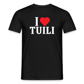 t-shirt J’adore Tuili t-shirt Sardaigne - T-shirt homme - noir - Devant - AI Model Male 178 light (178cm)