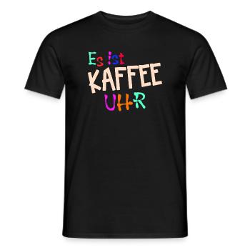 Kaffeeliebhaber Kaffeetrinker Kaffe Statement - Männer T-Shirt - Schwarz - Vorne - AI Model Male 178 light (178cm)