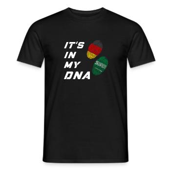 In meiner DNA Deutschland und Saudi Arabien - Männer T-Shirt - Schwarz - Vorne - AI Model Male 178 light (178cm)
