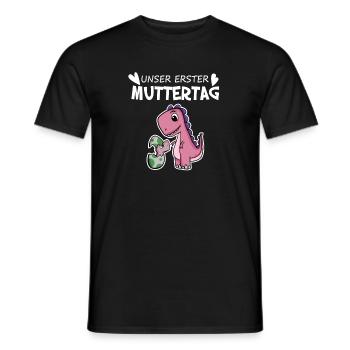 Muttertag - erster Muttertag Geschenk - Männer T-Shirt - Schwarz - Vorne - AI Model Male 178 light (178cm)