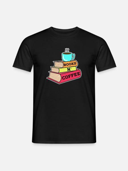 Koffein Kaffee Trinken Statement Kaffeeliebhaber - Männer T-Shirt - Schwarz