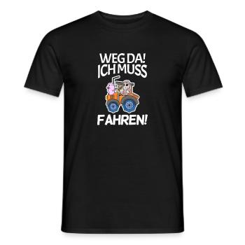 Landwirt Traktor Geschenk - Männer T-Shirt - Schwarz - Vorne - AI Model Male 178 light (178cm)