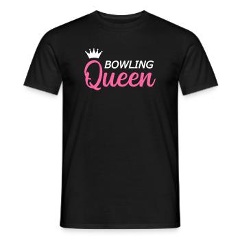 Bowling Kegeln - Men's T-Shirt - black - Front - AI Model Male 178 light (178cm)