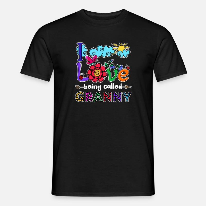 Cool Statement Seniorin Großmutter Oma Superoma - Männer T-Shirt - Schwarz