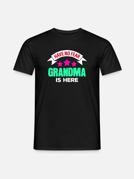 Lieblingsoma Oma Großmutter Pensionistin Statement - Männer T-Shirt - Schwarz