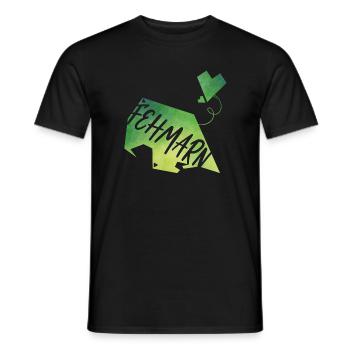 Fehmarn - Men's T-Shirt - black - Front - AI Model Male 178 light (178cm)
