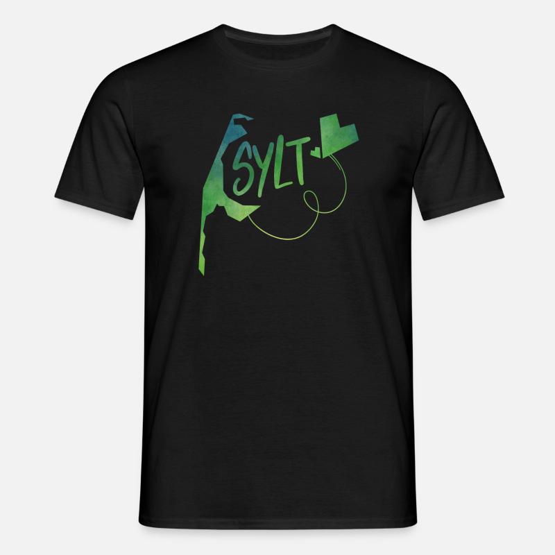 Sylt - Männer T-Shirt - Schwarz
