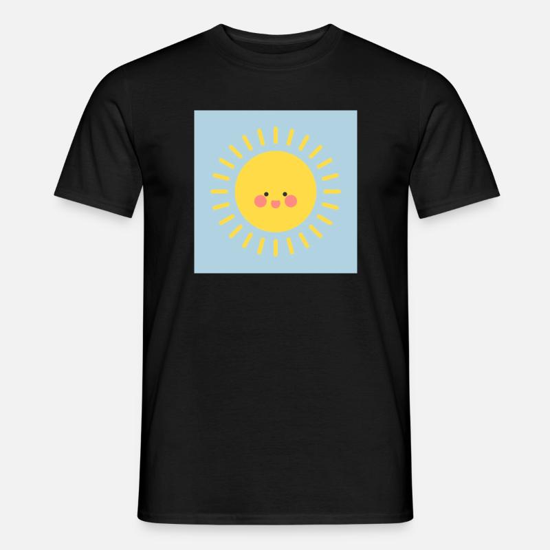 J.H - Männer T-Shirt - Schwarz