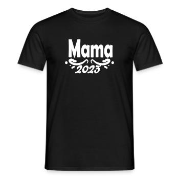 Mama 2023 - Männer T-Shirt - Schwarz - Vorne - AI Model Male 178 light (178cm)