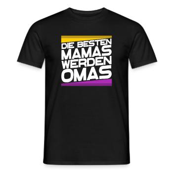 Großmutter Oma gratulation Statement Großmama - Männer T-Shirt - Schwarz - Vorne - AI Model Male 178 light (178cm)