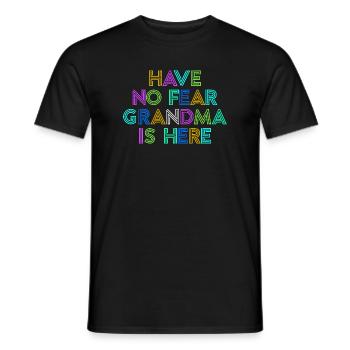 Großmama Cool Statement Oma Großmutter Enkelkind - Männer T-Shirt - Schwarz - Vorne - AI Model Male 178 light (178cm)