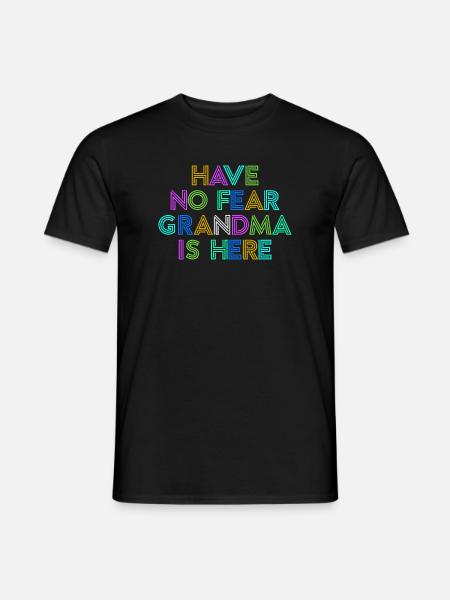 Großmama Cool Statement Oma Großmutter Enkelkind - Männer T-Shirt - Schwarz