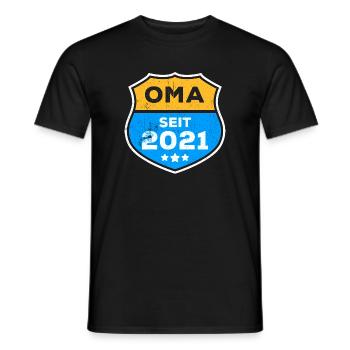 Seniorin Oma Großmutter Statement Ruhestand - Männer T-Shirt - Schwarz - Vorne - AI Model Male 178 light (178cm)