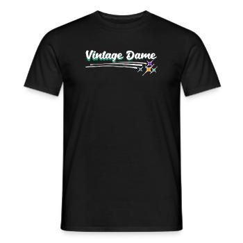 Vintage Großmutter Oma Seniorin Rentnerin Spruch - Männer T-Shirt - Schwarz - Vorne - AI Model Male 178 light (178cm)